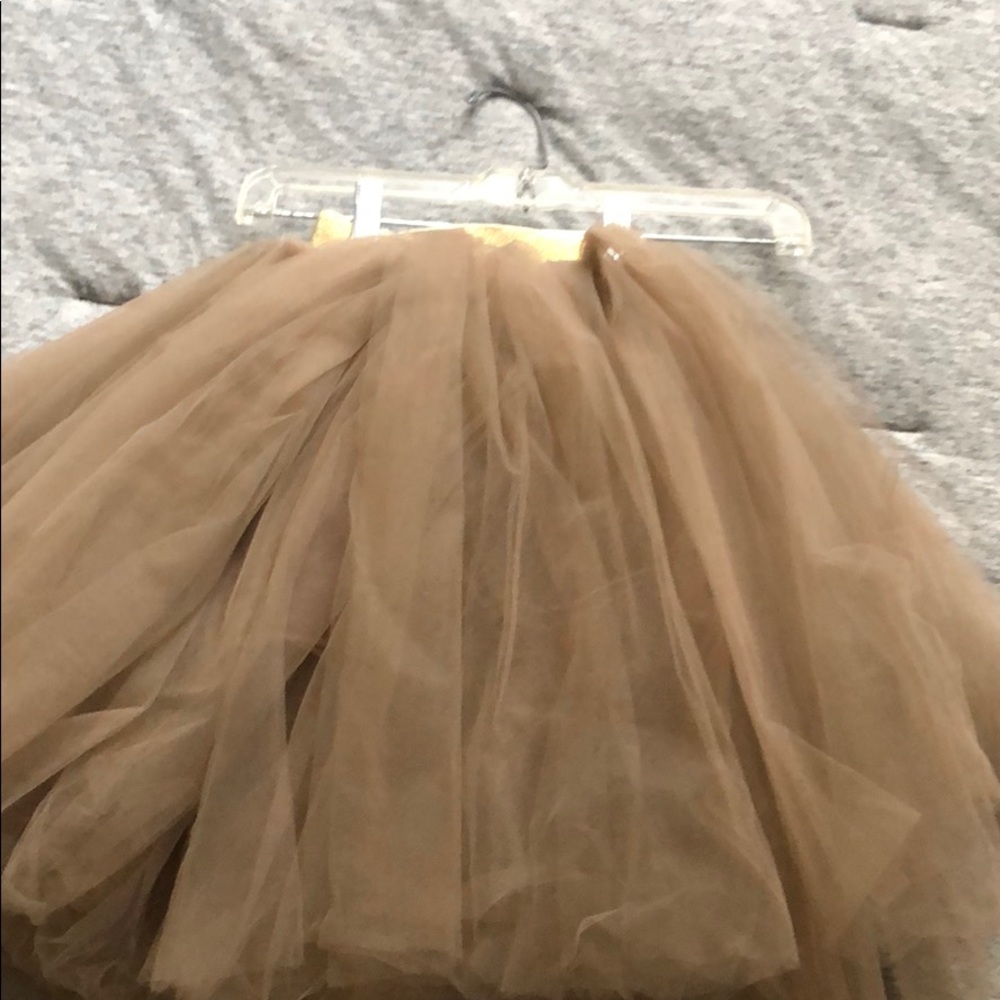 Custom Long Tan Tutu